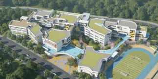 两江新区悦来人民小学开工